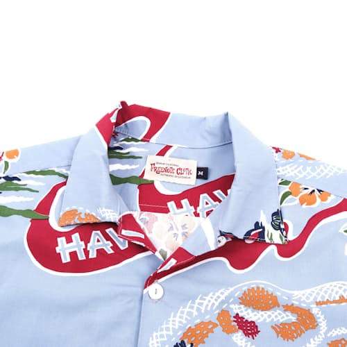 laydown detail image of Hawaiian Camp Collar Short Sleeve Shirt
