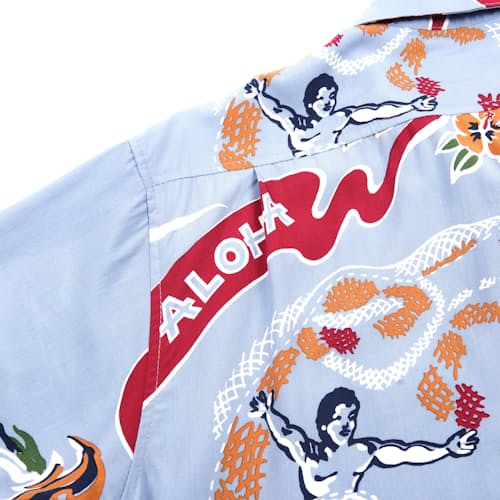 laydown detail image of Hawaiian Camp Collar Short Sleeve Shirt