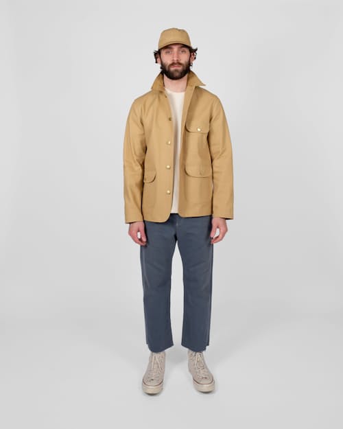 on model image of Chore Coat 2.0