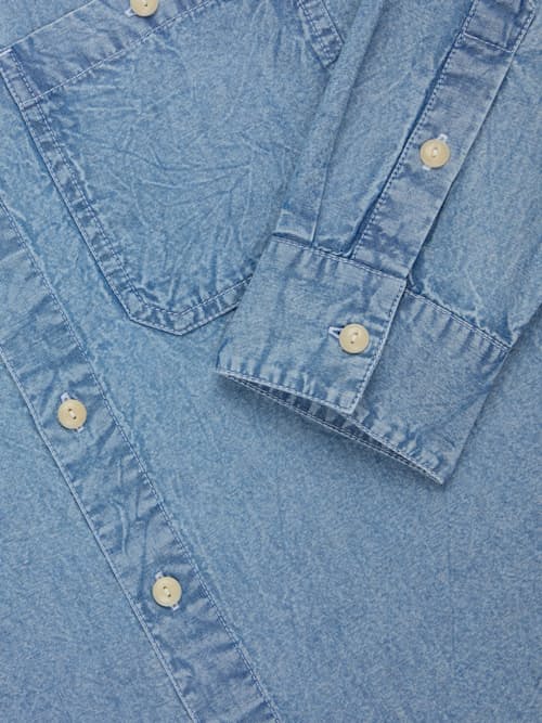 laydown detail image of Utility Chambray Shirt