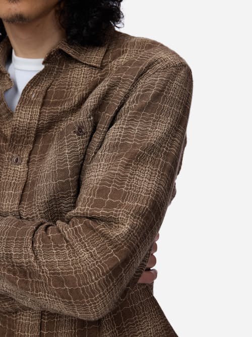 on model image of Utility Shirt