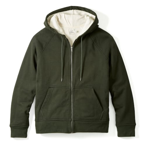 laydown image of 10-Year Waffle-Lined Hoodie