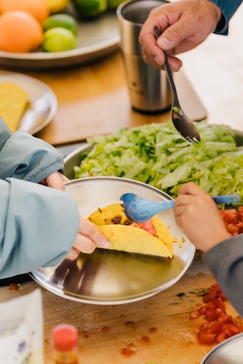 lifestyle image of Titanium Spork