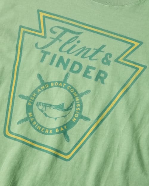 laydown detail image of Fishing Graphic T-Shirt
