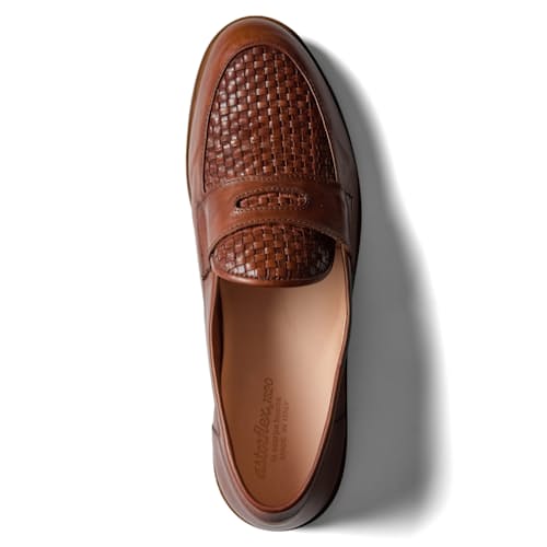 laydown image of Dartflex Woven Loafer