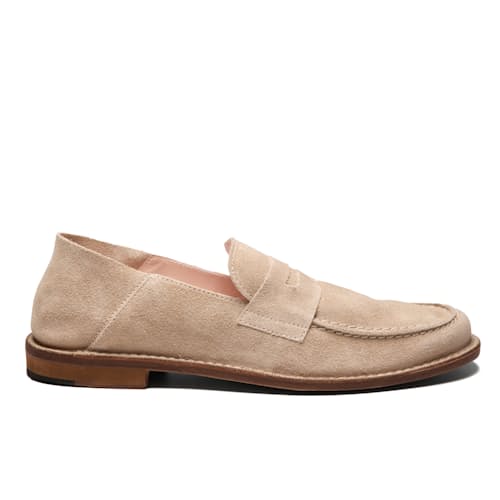 laydown image of Waveflex Goat Leather Loafer