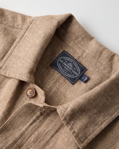 laydown detail image of Herringbone Studio Jacket
