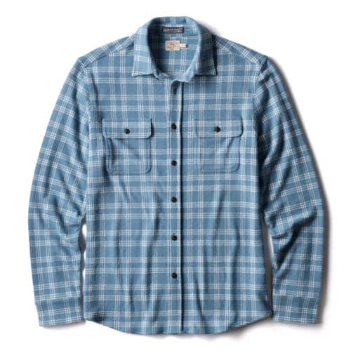 laydown image of Legend Sweater Flannel Shirt