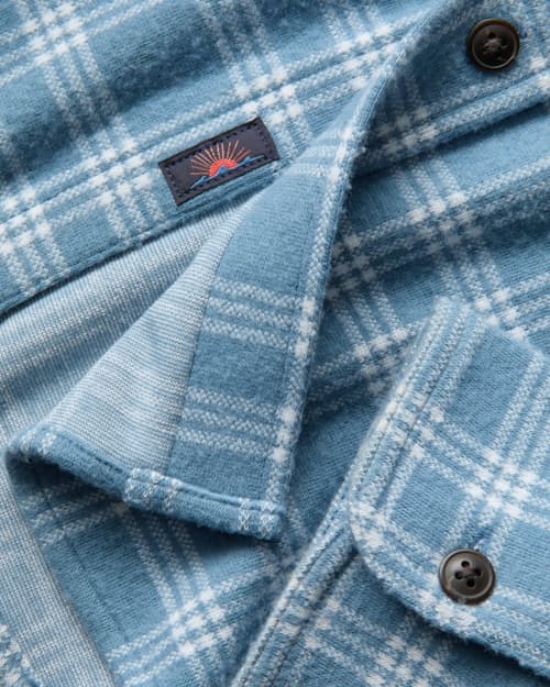 laydown detail image of Legend Sweater Flannel Shirt