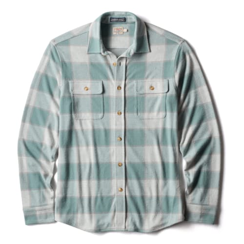 laydown image of Legend Sweater Flannel Shirt