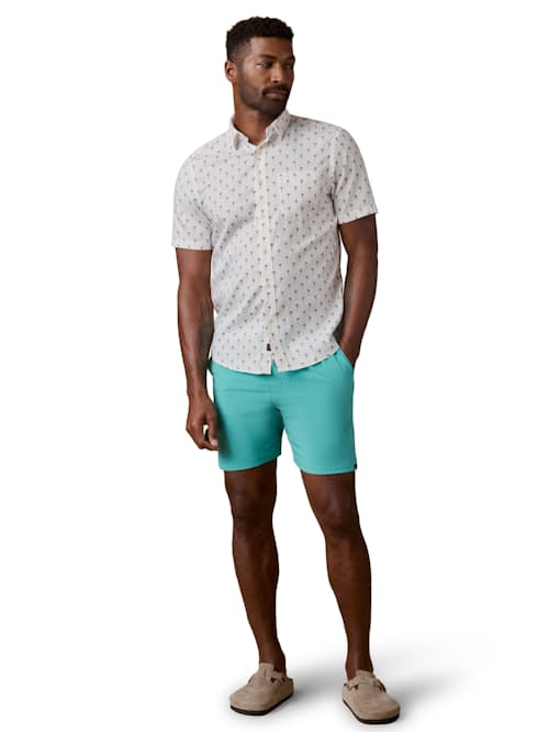 on model image of Movement Short Sleeve Shirt