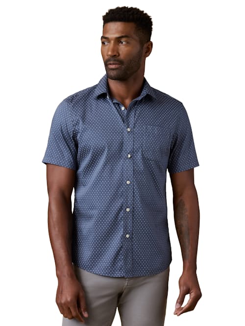 on model image of Movement Short Sleeve Shirt