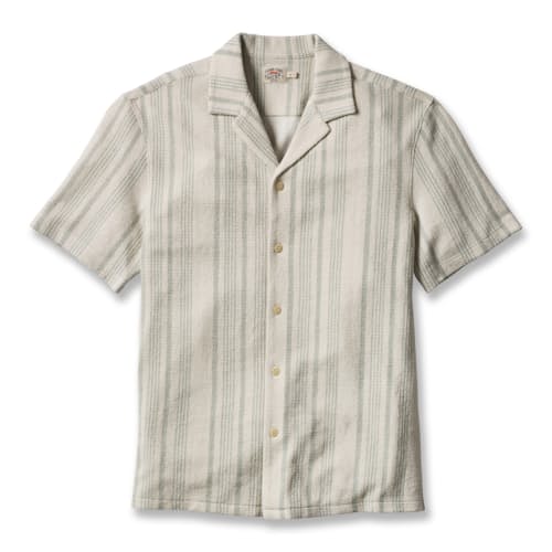 laydown image of Short Sleeve Oasis Camp Shirt