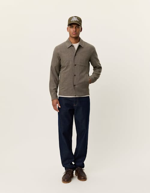 on model image of Marseille Melange Jacket