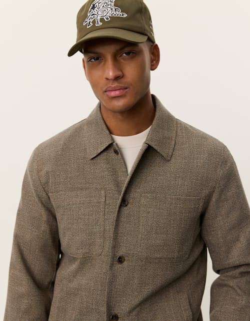 on model image of Marseille Melange Jacket
