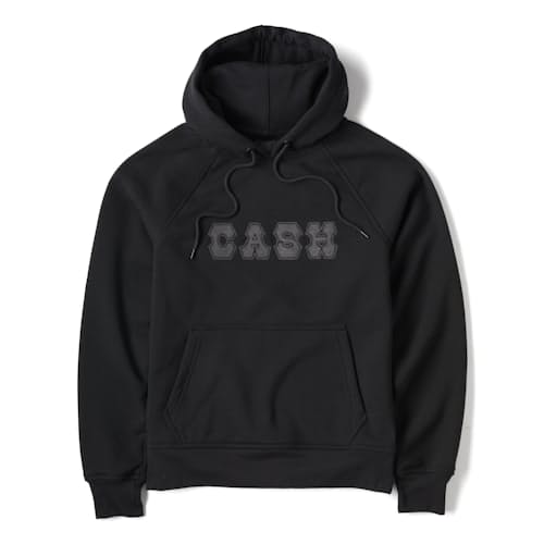 laydown image of Cash Embroidered Hoodie