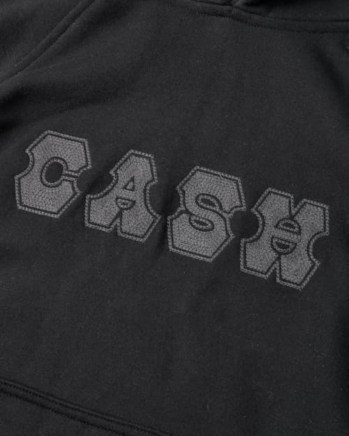 laydown detail image of Cash Embroidered Hoodie
