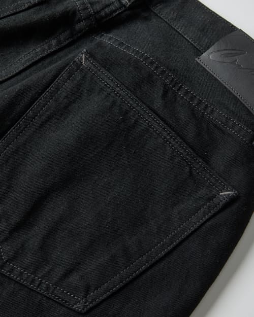 laydown detail image of Cash Black Reserve Denim