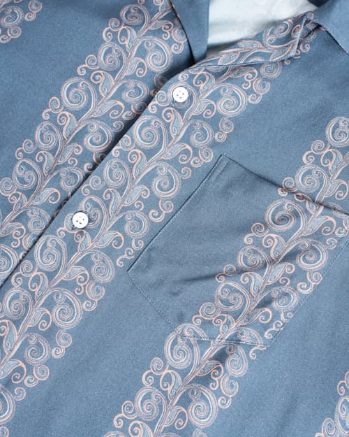 laydown detail image of Beach Camp Collar Short Sleeve Shirt