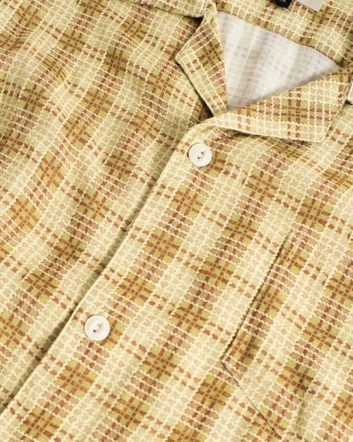 laydown detail image of Beach Camp Collar Short Sleeve Shirt