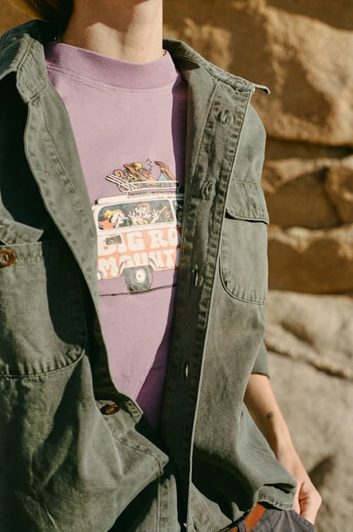 laydown detail image of Mountaineer Graphic T-Shirt