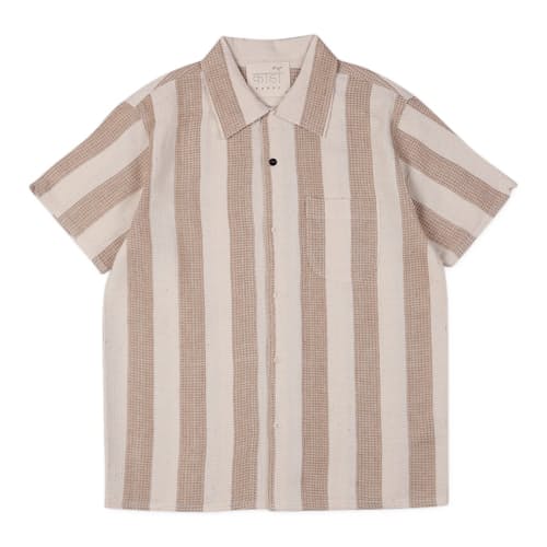 laydown image of Ronen Camp Collar Short Sleeve Shirt