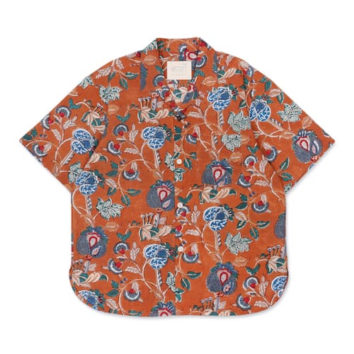 laydown image of Ronen Camp Collar Short Sleeve Shirt