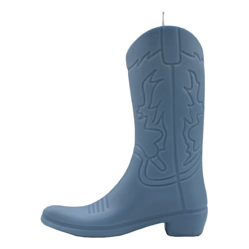 laydown image of Cowboy Boot Candle