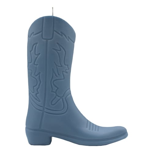 laydown image of Cowboy Boot Candle