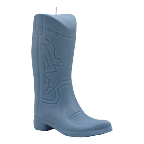 laydown image of Cowboy Boot Candle
