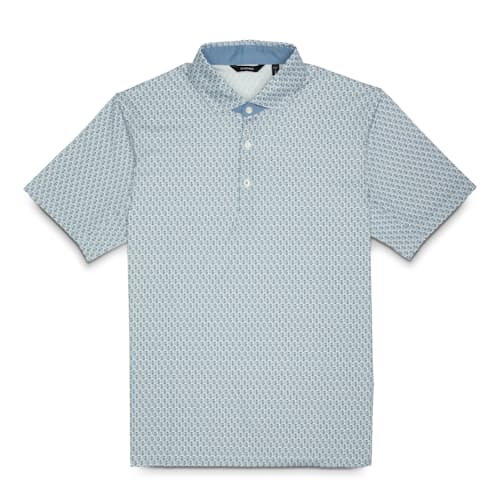 laydown image of Taylor Recycled RG Monogram Polo