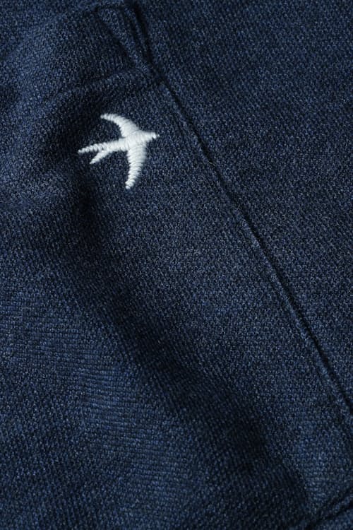 laydown detail image of Long Sleeve Vintage Pique Crew