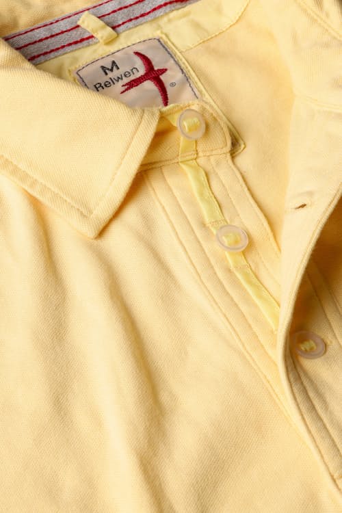 laydown detail image of Pique Slot Polo