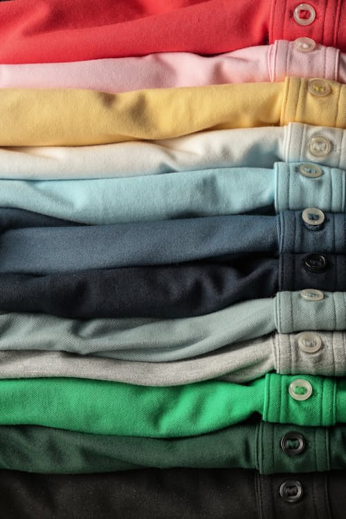 laydown detail image of Pique Slot Polo