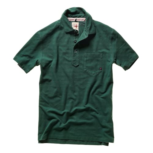laydown image of Pique Slot Polo