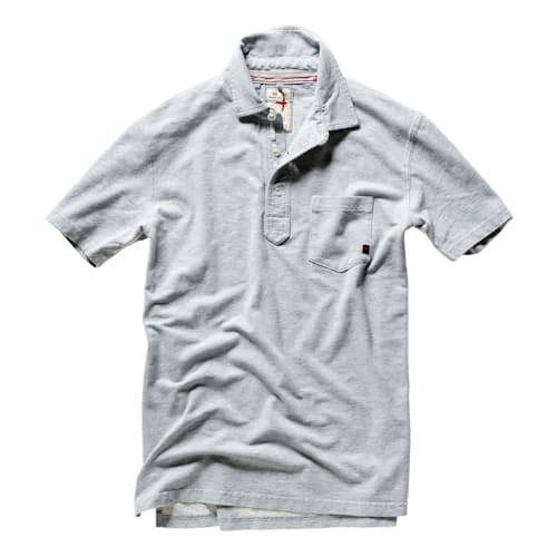 laydown image of Pique Slot Polo