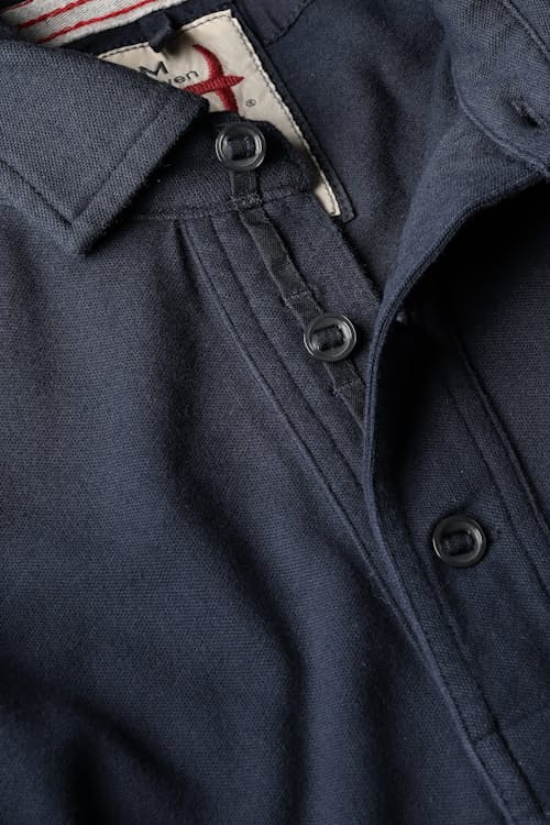 laydown detail image of Pique Slot Polo