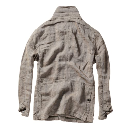 laydown image of Tropical Trap Linen Blazer