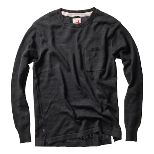 laydown image of Cotton Linen Sweater Crew