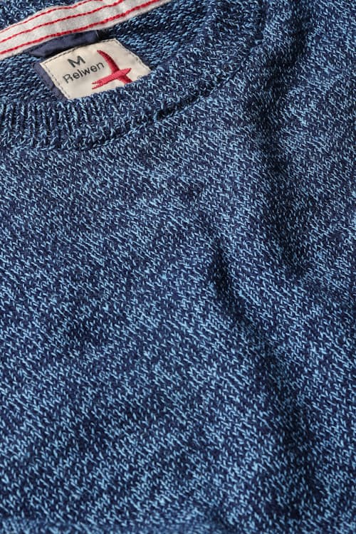 laydown detail image of Cotton Linen Sweater Crew