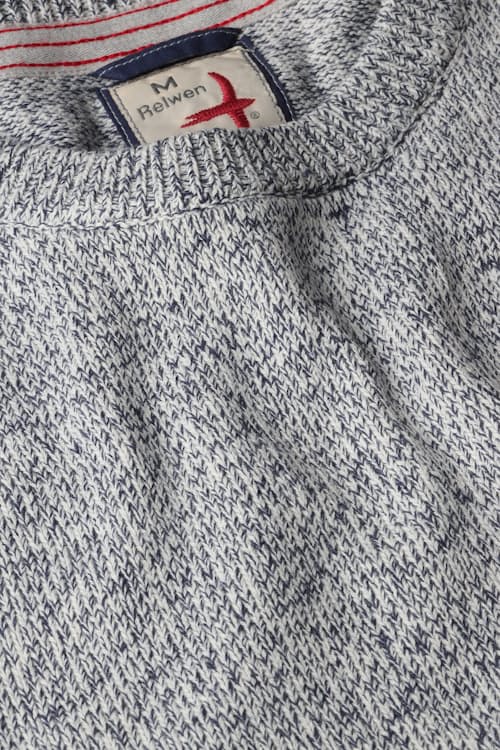 laydown detail image of Cotton Linen Sweater Crew