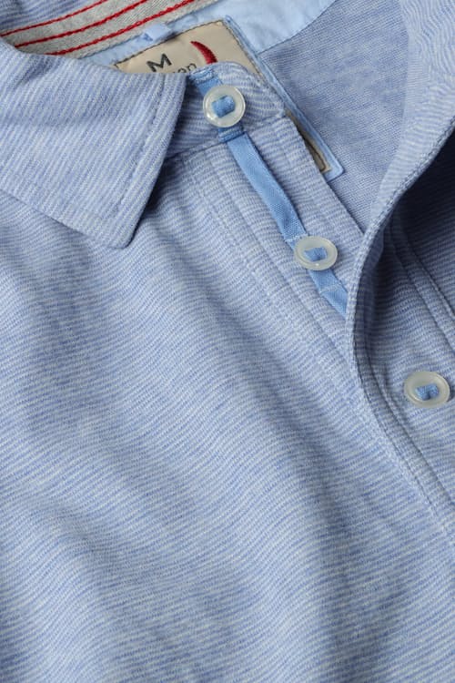 laydown detail image of Fineline Jersey Polo