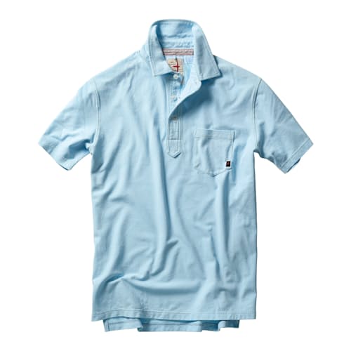 laydown image of Pique Slot Polo