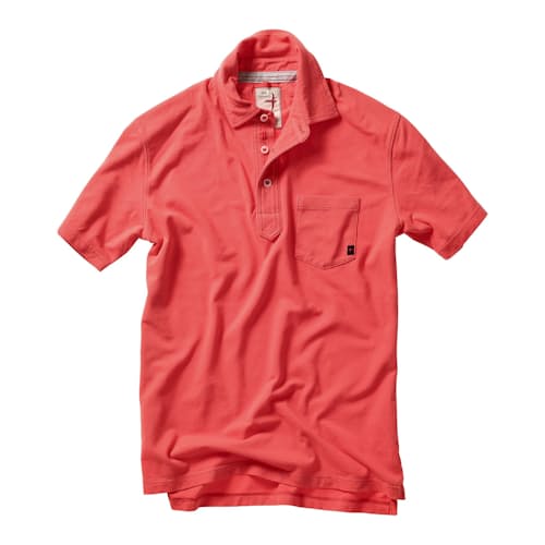 laydown image of Pique Slot Polo