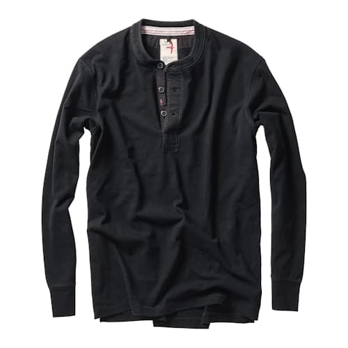 laydown image of Ringspun Henley
