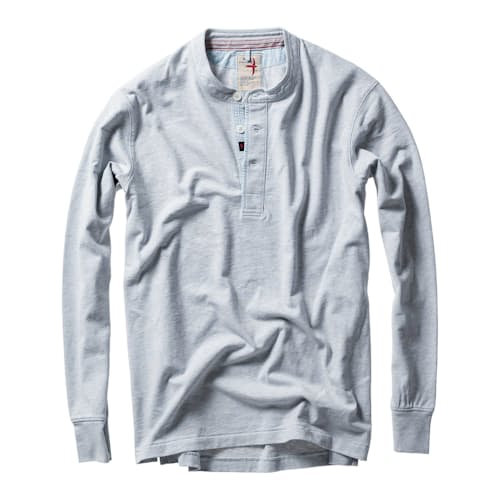 laydown image of Ringspun Henley