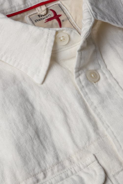 laydown detail image of Slub Linen Workshirt