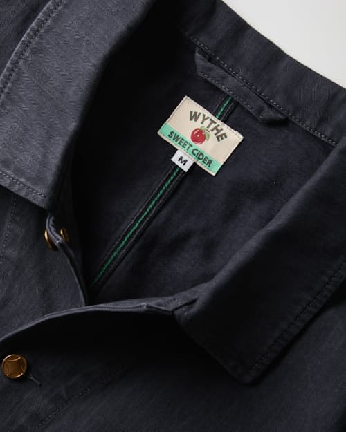 laydown detail image of Japanese Herringbone Canvas Barn Jacket