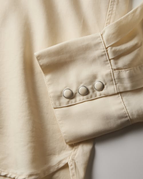 laydown detail image of Tencel Pearlsnap Shirt