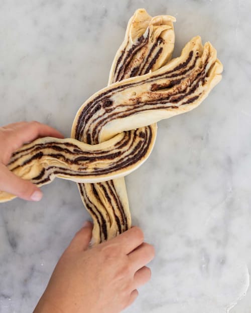 lifestyle image of Chocolate Babka Making Kit